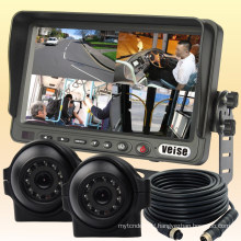 Quad Load Dump Monitor Reversing Camera System for Heavy Truck